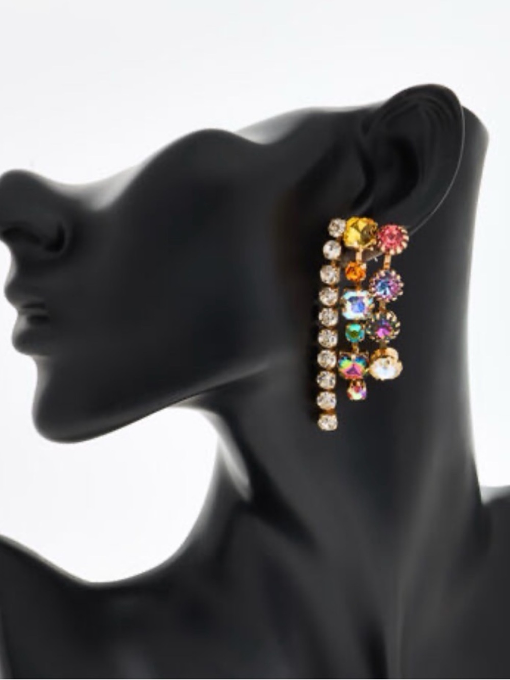 NWT ⚜️💎⚜️ Piper K Gorgeous Crystal Drop Earrings - Picture 4 of 13